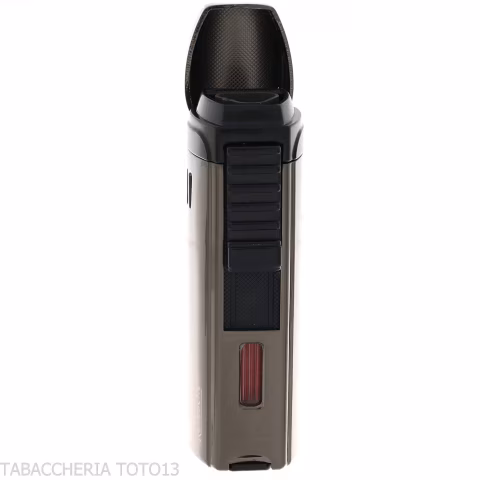 Accendino Ronson Mistral jet flame finitura Gun Metal Satin - Accendini