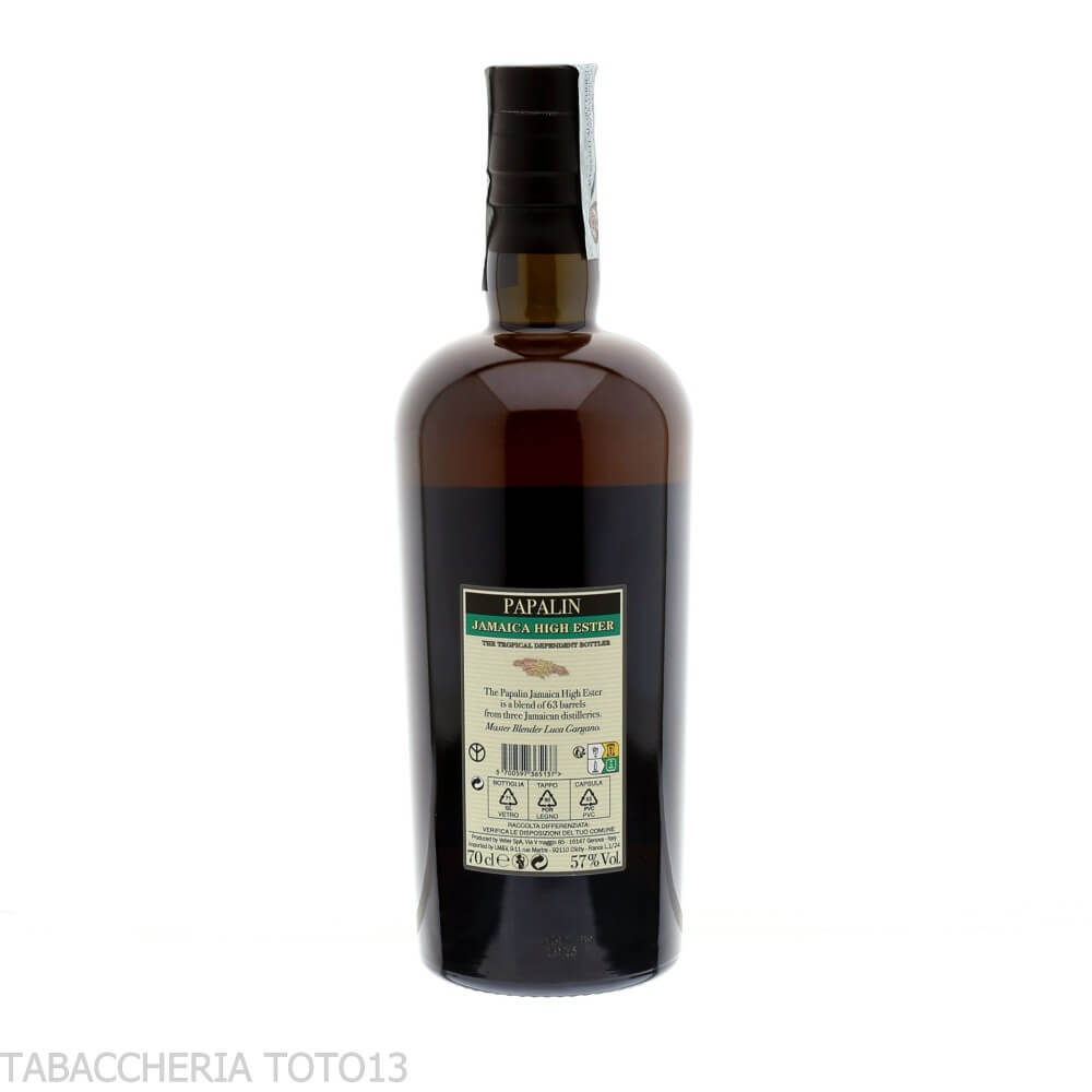 Papalin Jamaica 5 yo finest blend of old rums By Velier Vol.57% Cl.70 - Habitation Velier