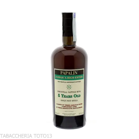 Papalin Jamaica 5 yo finest blend of old rums By Velier Vol.57% Cl.70 - Licores