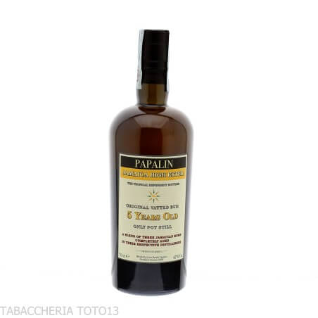 Papalin Jamaica 5 yo finest blend of old rums By Velier Vol.57% Cl.70 - Habitation Velier