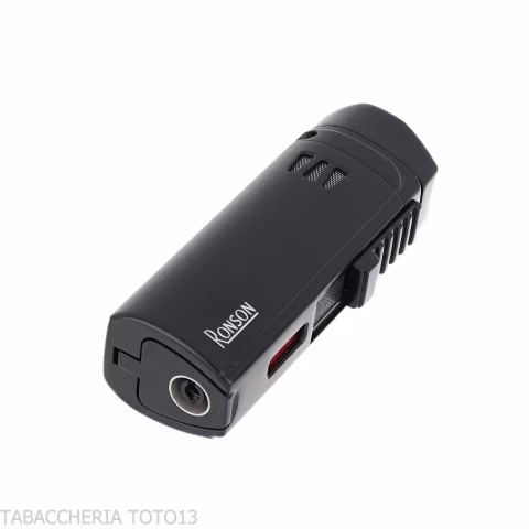 Accendino Ronson Mistral jet flame finitura nero - Accendini