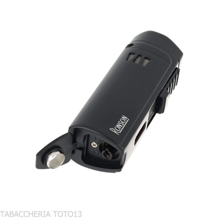 Accendino Ronson Mistral jet flame finitura nero - Accendini