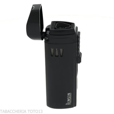 Ronson Mistral jet flame lighter black finish - Ronson Lighter