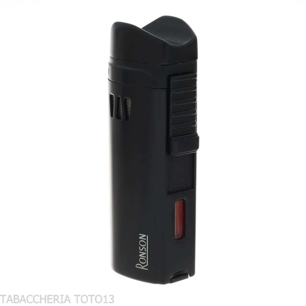 Ronson Mistral jet flame lighter black finish - Ronson Lighter Ronson Mistral jet flame lighter black finish - Ronson Lighter