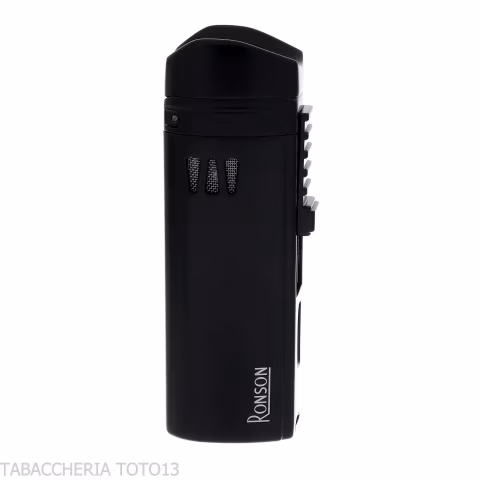 Accendino Ronson Mistral jet flame finitura nero - Accendini