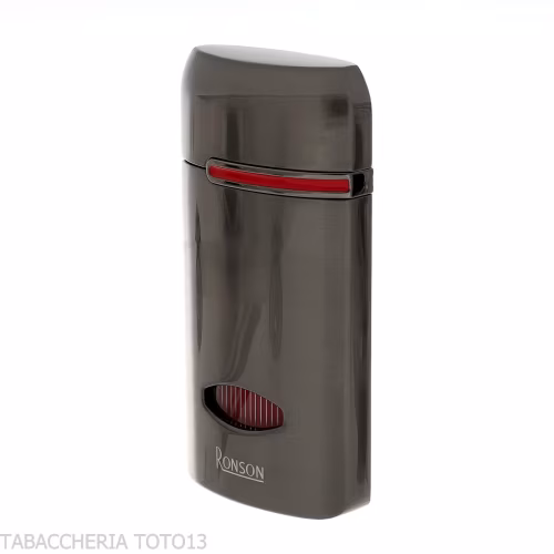 Ronson Fen Jet Flame Feuerzeug, Gun Metal Satin Finish-Ronson