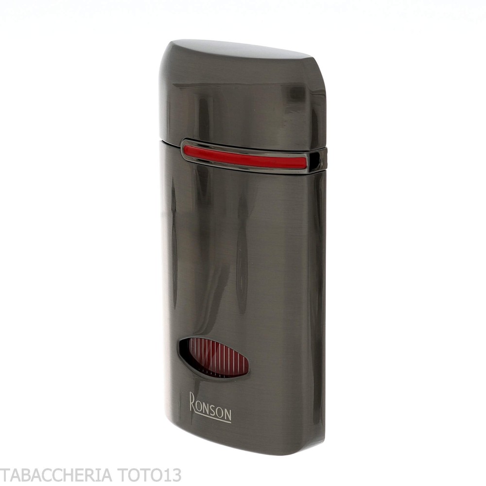Briquet Ronson Fen Jet Flame, finition bronze satiné - Briquets - Métal