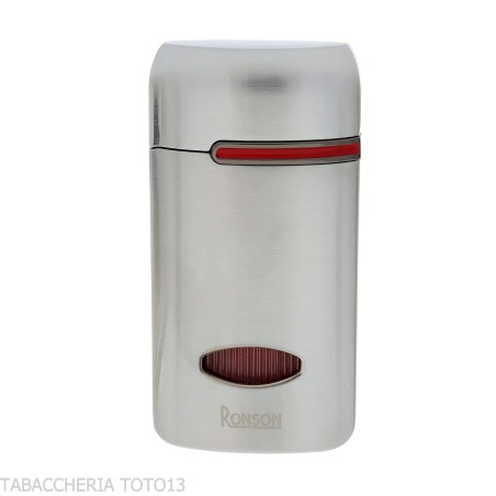 Briquet Ronson Fen Jet Flame, finition chrome satiné - Briquets - Métal