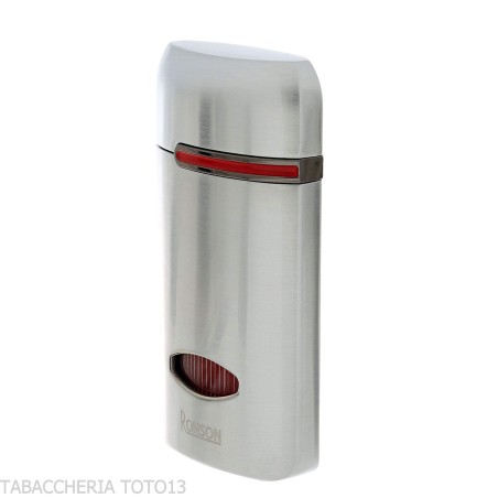 Briquet Ronson Fen Jet Flame, finition chrome satiné - Briquets - Métal