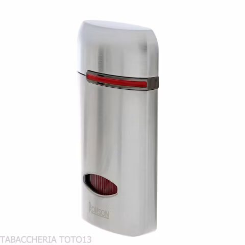 Ronson Fen Jet Flame Feuerzeug, Satin-Chrom-Finish - Feuerzeuge