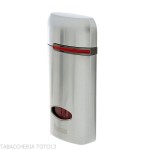 Accendino Ronson Fen jet flame finitura cromo chiaro satinato - Ronson Lighter