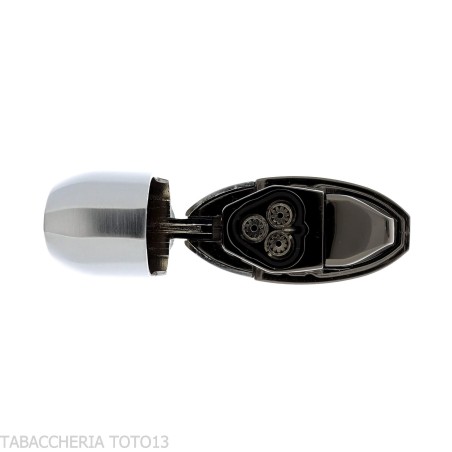 Briquet Ronson Fen Jet Flame, finition chrome satiné - Briquets - Métal