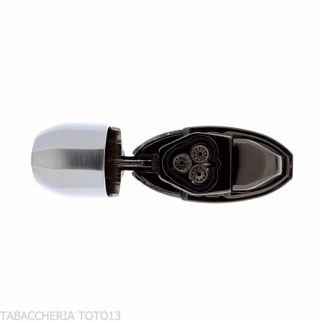 Encendedor Ronson Fen Jet Flame, Acabado en Cromo Satinado - Alumbradores