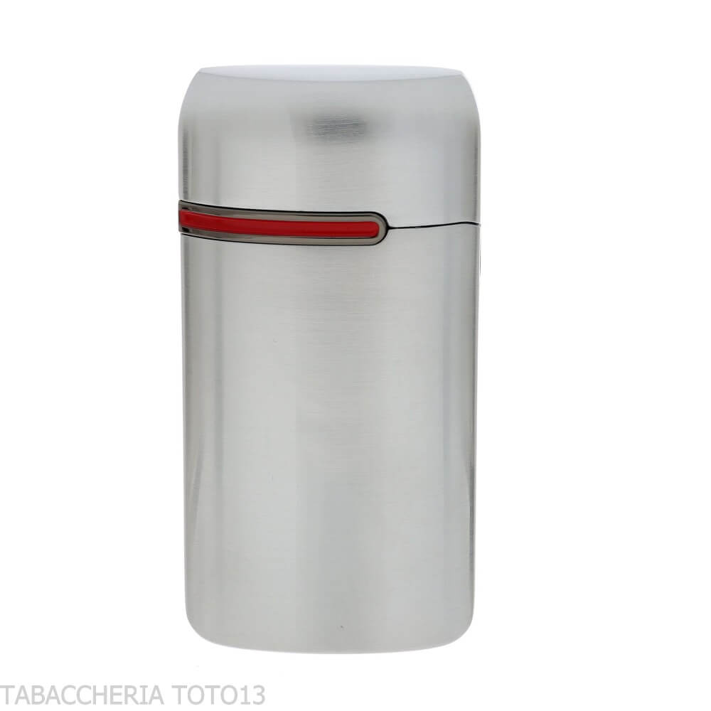 Accendino Ronson Fen jet flame finitura cromo chiaro satinato - Ronson Lighter