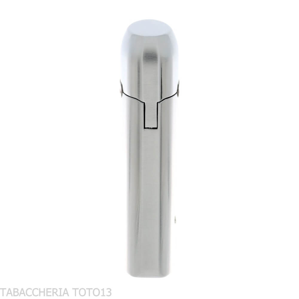 Accendino Ronson Fen jet flame finitura cromo chiaro satinato - Ronson Lighter