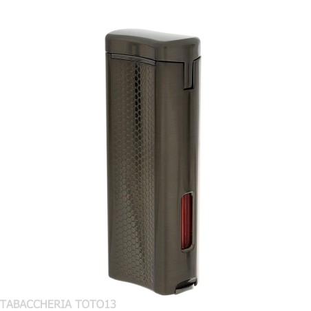 Encendedor Ronson Passat de llama tipo jet con acabado Gun Metal Satin-Ronson