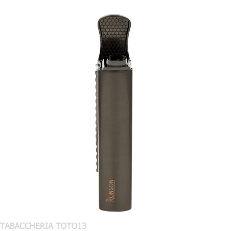 Encendedor Ronson Passat de llama tipo jet con acabado Gun Metal Satin-Ronson