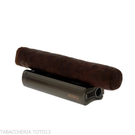 Encendedor Ronson Passat de llama tipo jet con acabado Gun Metal Satin-Ronson