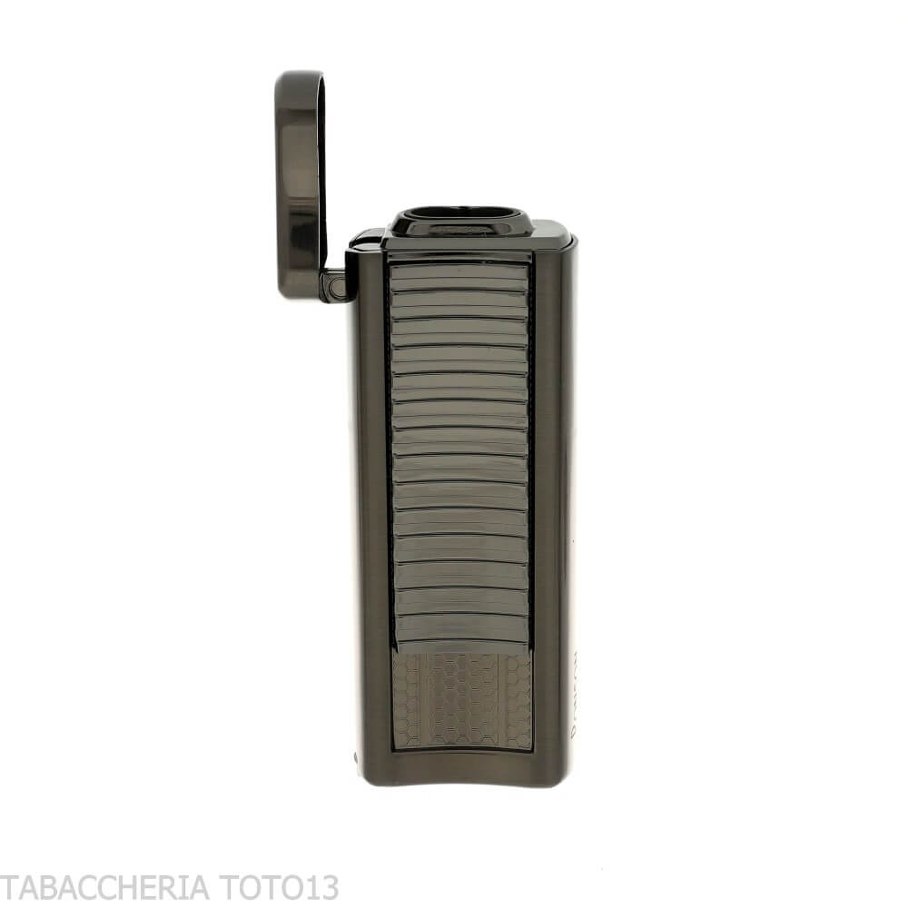 Ronson Passat jet flame lighter Gun Metal Satin finish - Ronson Lighter