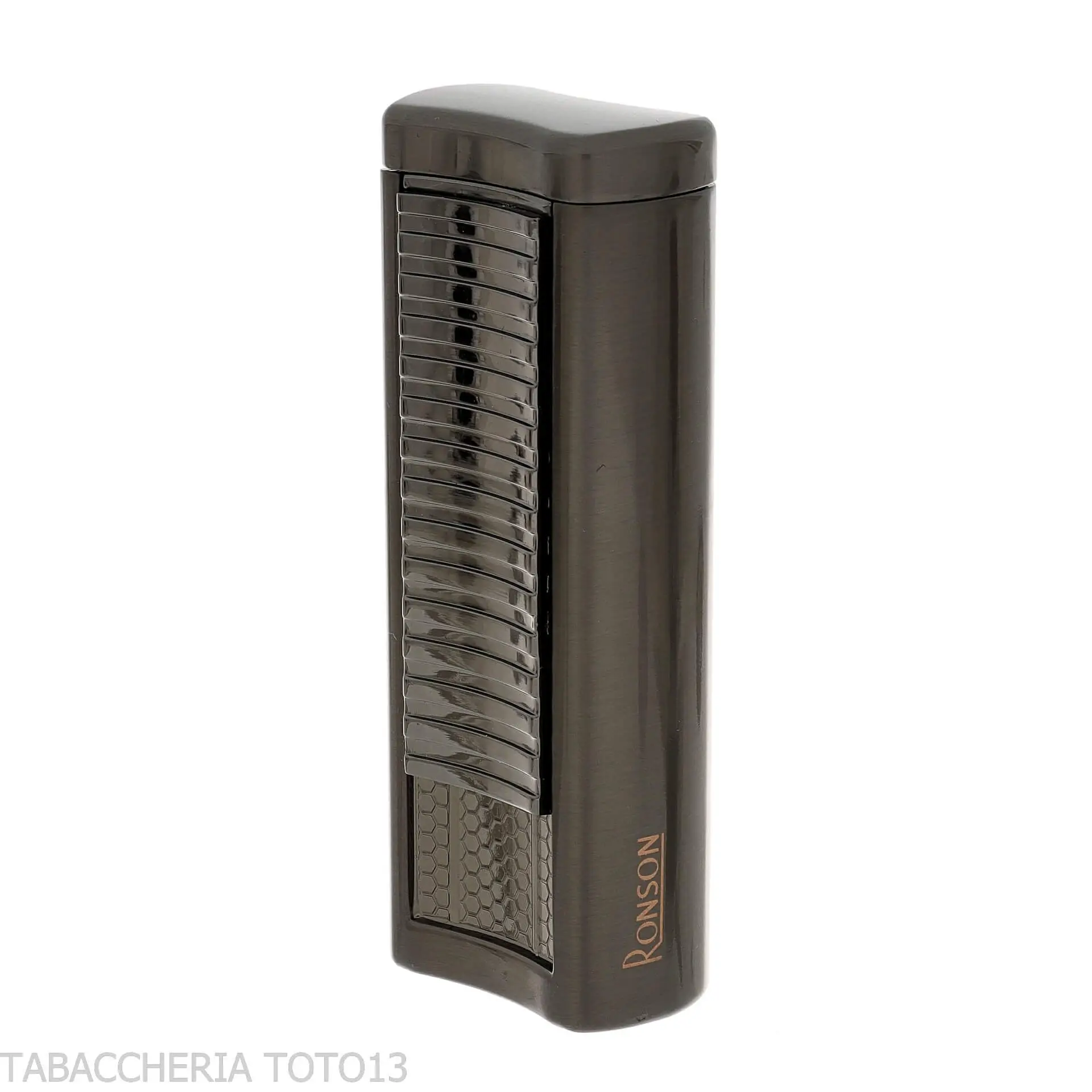 Ronson Passat jet flame lighter Gun Metal Satin finish - Lighters - Metal