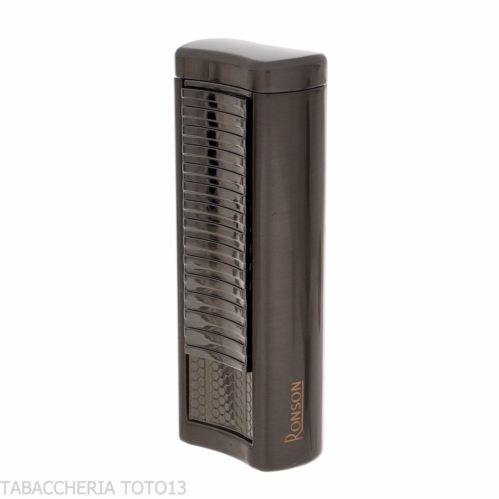 Ronson Passat Jetflamme-Feuerzeug mit Gun Metal Satin-Finish - Feuerzeuge