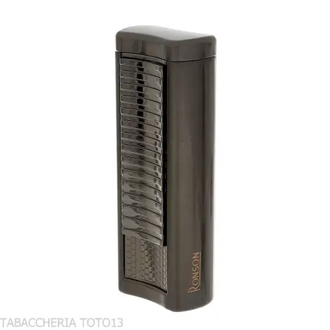 Ronson Passat jet flame lighter Gun Metal Satin finish - Lighters - Metal