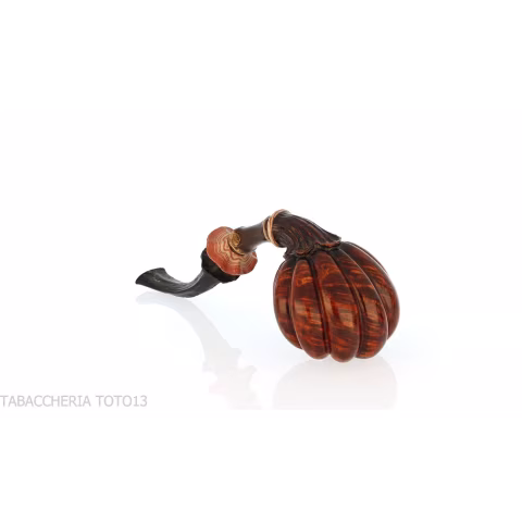 C-pipe Wang forma bocciolo di fiore finitura radica naturale-C-Pipe Wang
