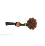 C-pipe Wang forma bocciolo di fiore finitura radica naturale - Pipe
