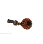C-pipe Wang forma bocciolo di fiore finitura radica naturale - Pipe