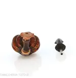 C-pipe Wang forma bocciolo di fiore finitura radica naturale - Pipe