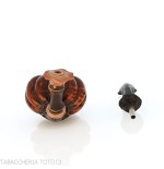 C-pipe Wang pipa con forma de capullo de flor acabado en brezo natural - Pipas de Tabaco