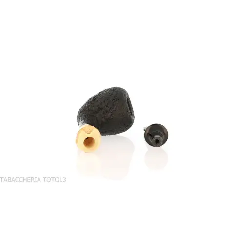 C-pipe Wang forma pear/acorn finitura radica sabbiata - Pipe