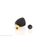 C-pipe W. Wang tobacco pipe pear/acorn shape sandblasted briar finish - Tobacco Pipes - Natural root