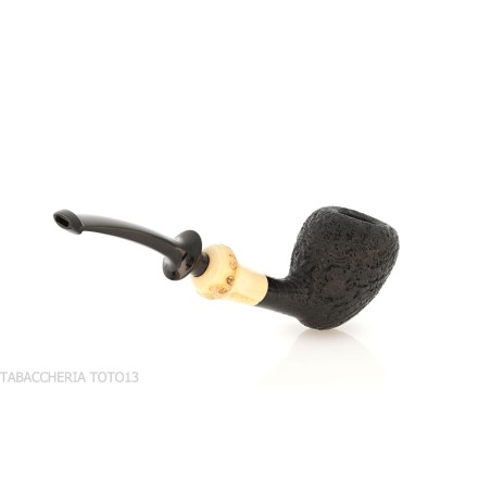C-Pipe W. Wang pipa de tabaco forma de pera/bellota, acabado brezo arenado - Pipas de Tabaco