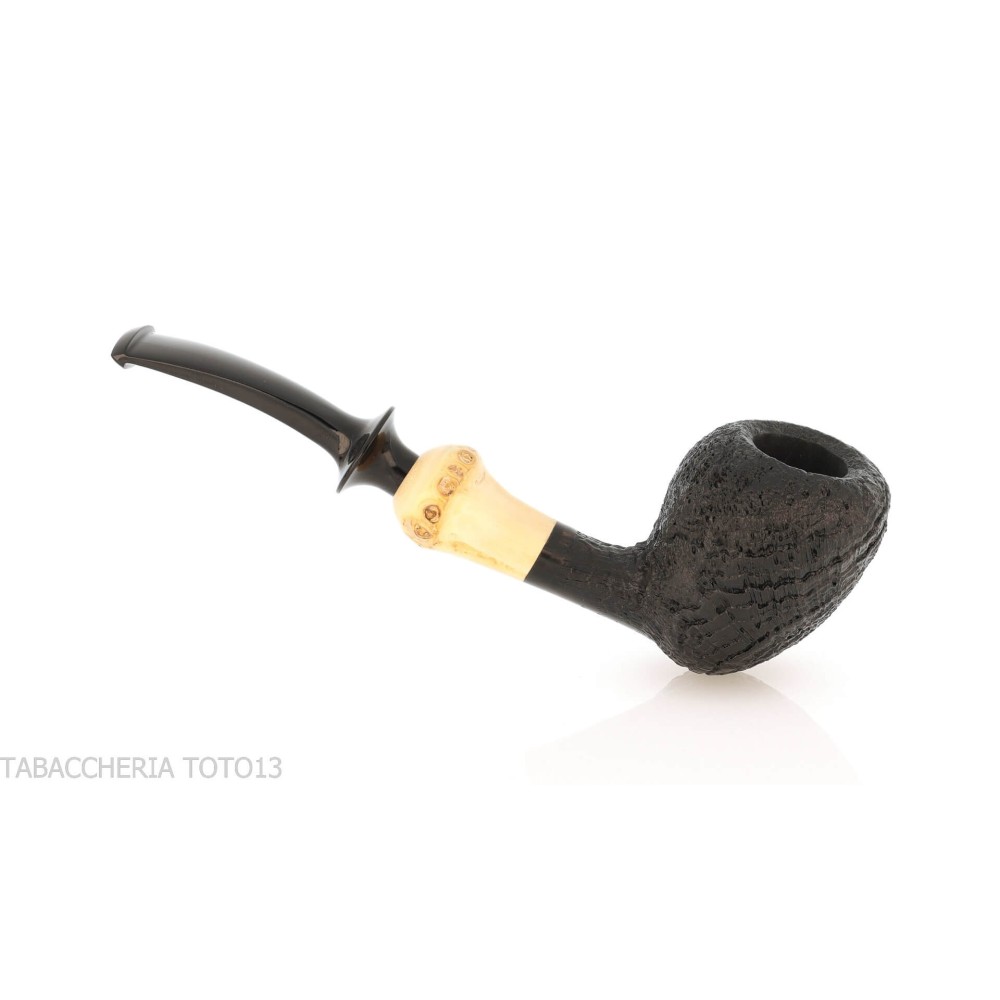 C-Pipe W. Wang pipa de tabaco forma de pera/bellota, acabado brezo arenado - Pipas de Tabaco