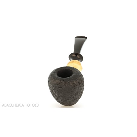 C-Pipe W. Wang pipa de tabaco forma de pera/bellota, acabado brezo arenado - Pipas de Tabaco