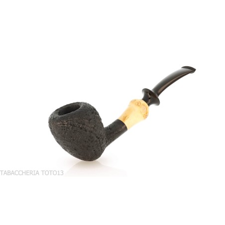 C-Pipe W. Wang pipa de tabaco forma de pera/bellota, acabado brezo arenado - Pipas de Tabaco