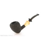 C-Pipe W. Wang pipa de tabaco forma de pera/bellota, acabado brezo arenado - Pipas de Tabaco