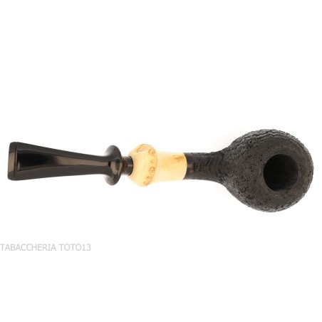 C-Pipe W. Wang pipa de tabaco forma de pera/bellota, acabado brezo arenado - Pipas de Tabaco