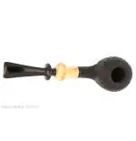 C-pipe Wang forma pear/acorn finitura radica sabbiata - Pipe