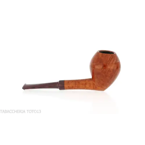 Francesco Ganci pipa forma pear-acorn finitura radica naturale - Pipe