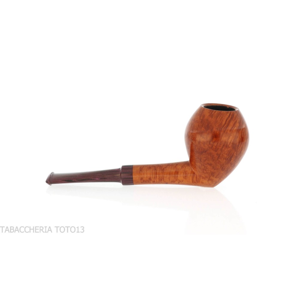 Francesco Ganci Pfeife in Birnen-Eichelform, natürliches Bruyère-Finish - Tabakpfeifen