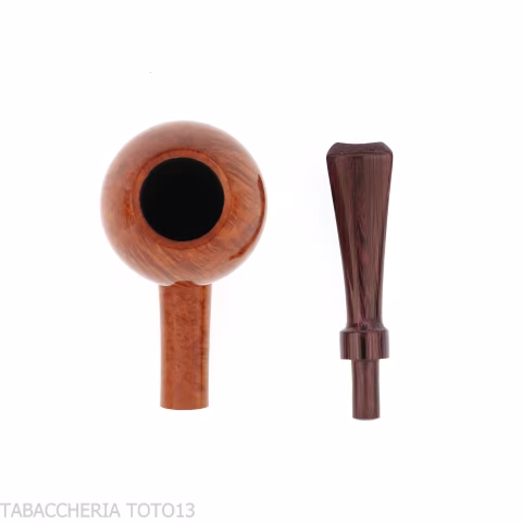 Francesco Ganci pear-acorn shaped pipe natural briar finish - Tobacco Pipes - Natural root