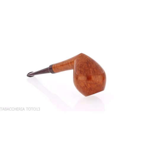 Francesco Ganci pear-acorn shaped pipe natural briar finish - Tobacco Pipes - Natural root