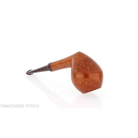 Francesco Ganci pipa forma pear-acorn finitura radica naturale - Pipe