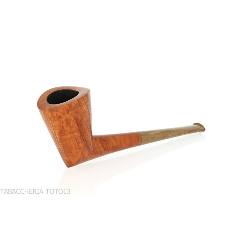 Pipa Francesco Ganci Dublin forma cutty acabado brezo natural - Ganci F. Pipemakers