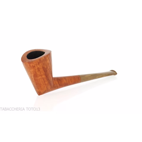 Francesco Ganci pipa forma Dublin cutty finitura radica naturale - Pipe