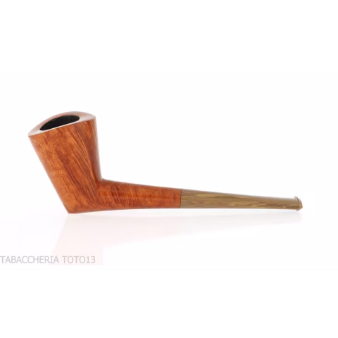 Francesco Ganci pipa forma Dublin cutty finitura radica naturale - Pipe
