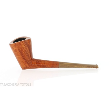 Pipe Francesco Ganci Dublin forme Cutty finition bruyère naturelle - Pipe Pour le Tabac - Racine naturelle