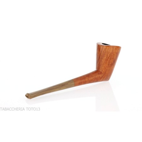 Pipe Francesco Ganci Dublin forme Cutty finition bruyère naturelle - Pipe Pour le Tabac - Racine naturelle